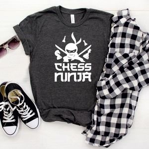 Chess Ninja Shirt, Chess Shirt, Chess Lover Shirt, Chess Player Shirt